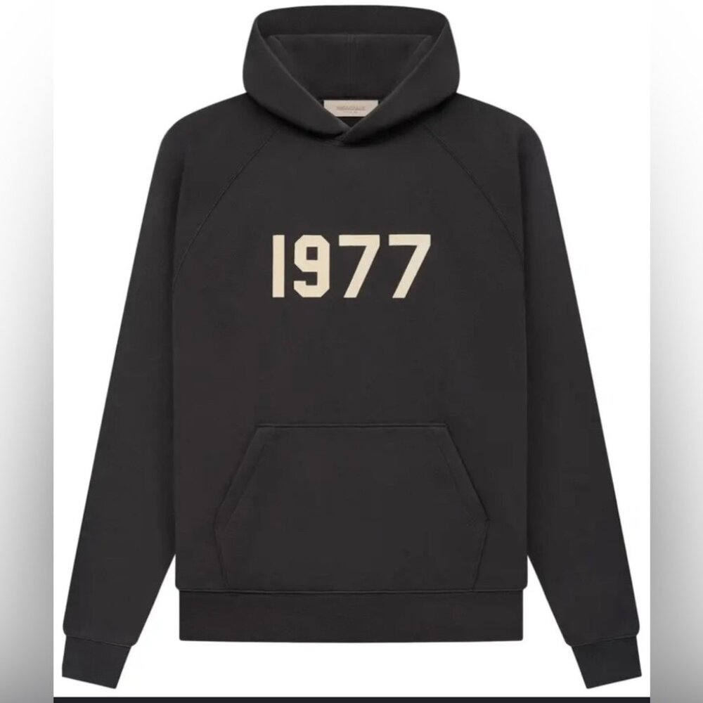 🆕✨ NWT Fear of God Essentials Essentials 1977 Hoodie 'Iron'